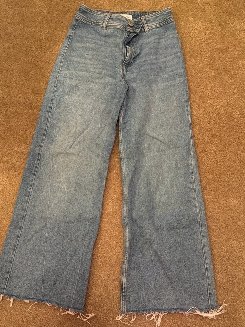 M.N.G Wide-Leg Women's Jeans in Light Blue